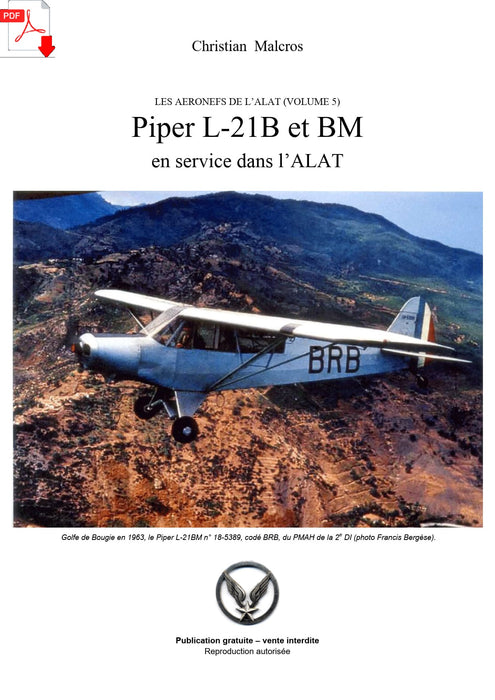 Malcros, Christian - Piper L-21B et BM en service dans l’ALAT (ebook)