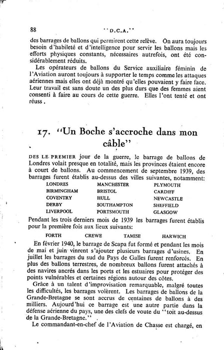 DCA - História Oficial das Defesas Anti-Aéreas Britânicas de 1942