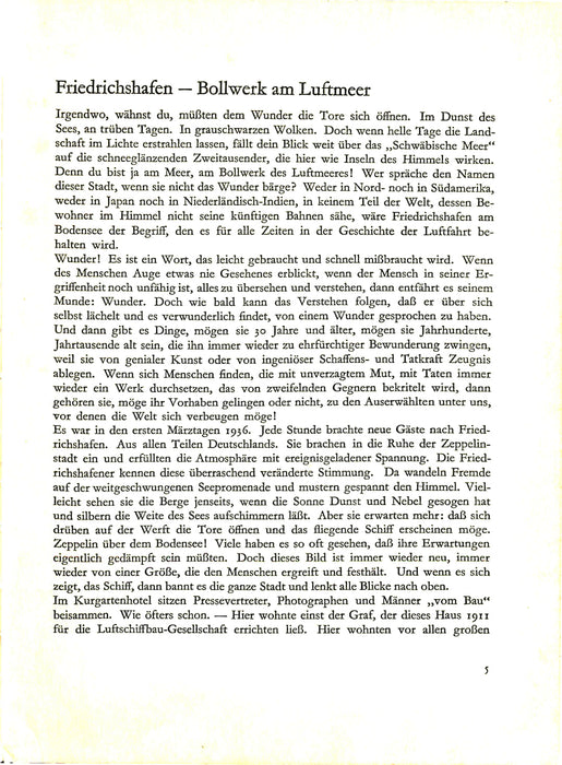 Dettmann, Fritz - Zeppelin Gestern und Morgen (1938) (print)