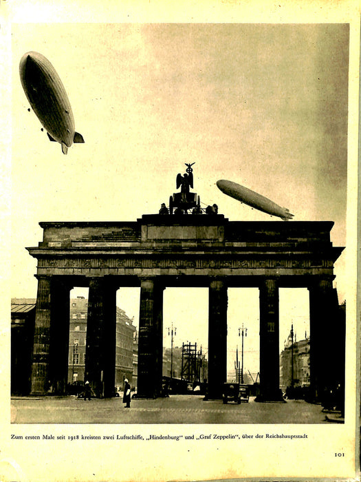 Dettmann, Fritz - Zeppelin Gestern und Morgen (1938) (print)