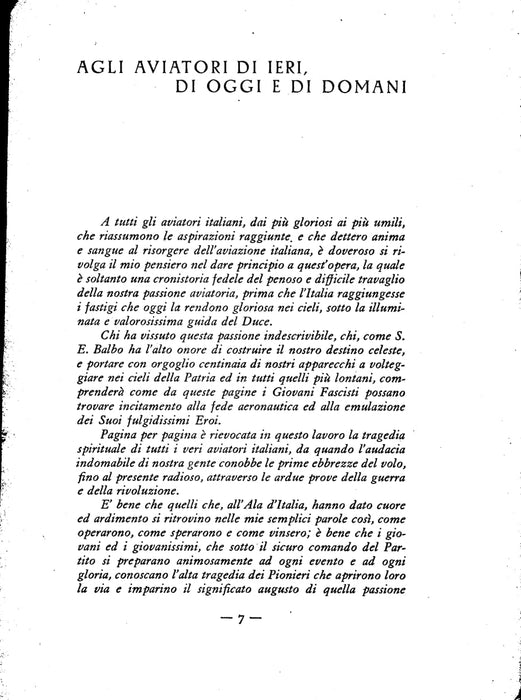 Longoni A. - Facismo e Aviazione, ファシスト革命の飛行士たち (1931) (ebook)