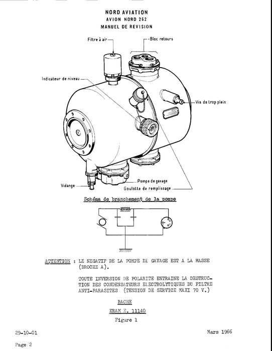 Nord Aviation Nord 262 - Manuel de révision Tome 4