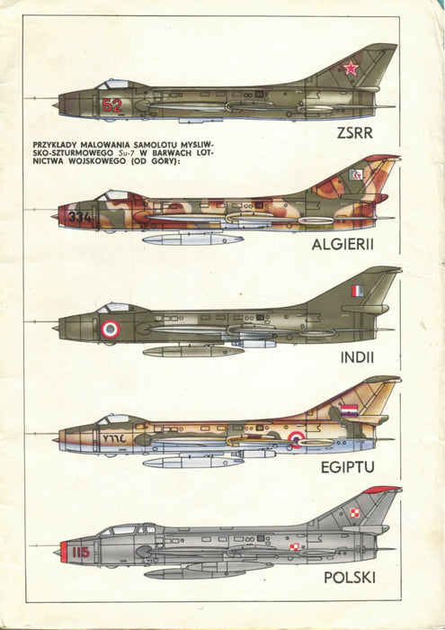 Samolot Mysliwsko-szturmowy Su-7 - Avión de combate Sukhoi SU-7 (1978) (ebook) es