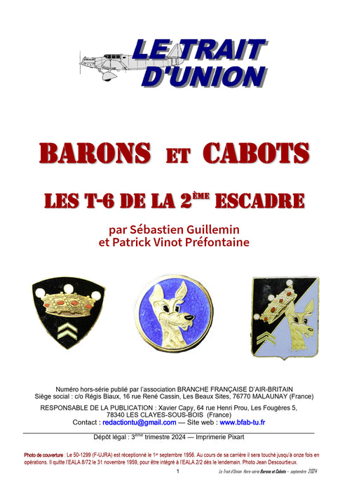 Barons et Cabots, les T-6 de la 2ème Escadre