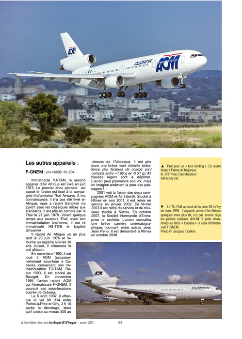Le Trait d'Union : Spécial Les Douglas DC-10 français
