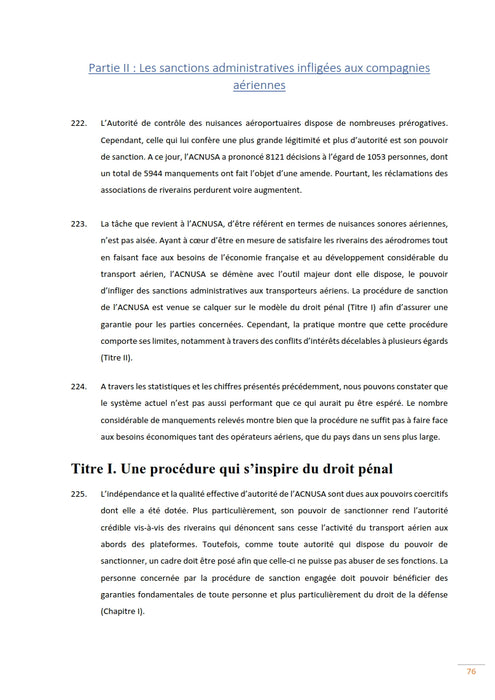 Pillet, Priscille - ACNUSA e le sanzioni contro il rumore delle compagnie aeree (2019)