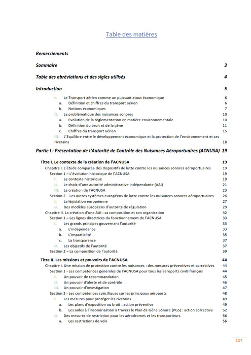 Pillet, Priscille - ACNUSA y las sanciones contra el ruido de las aerolíneas (2019)