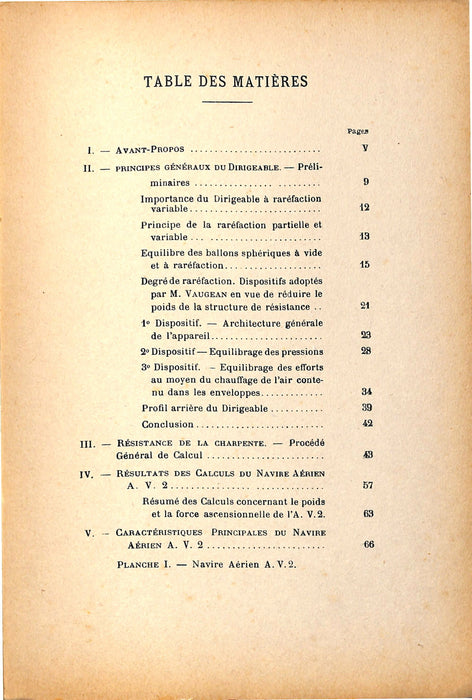 Garuffa, Egidio - Le Dirigeable à raréfaction (1921)