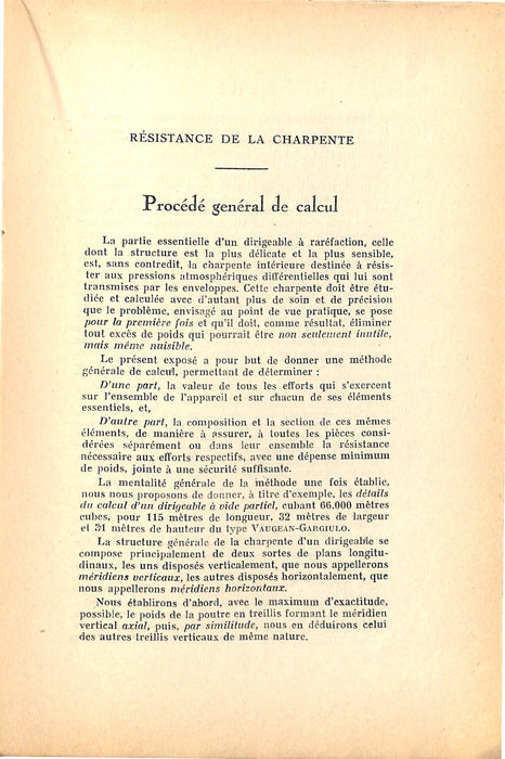 Garuffa, Egidio - Le Dirigeable à raréfaction (1921)