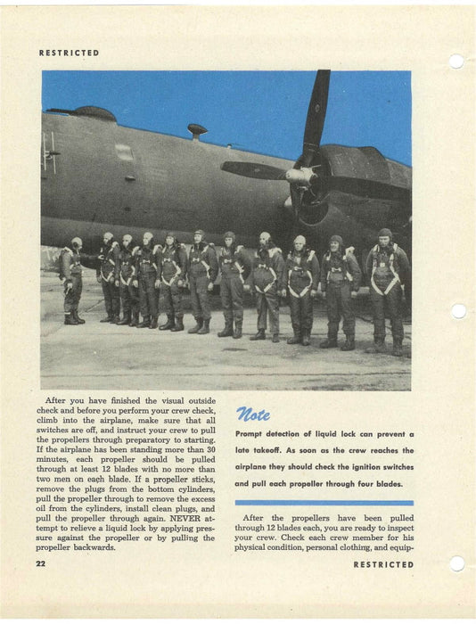 Boeing B-29 Commander Training Manual - Учебное пособие командира 1944 года