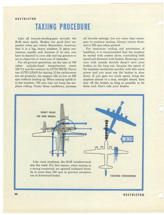 Boeing B-29 Commander Training Manual - Учебное пособие командира 1944 года