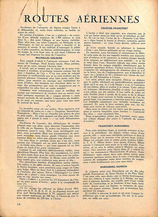 Almanach de l'aviation belge 1936 - Альманах бельгийской авиации и охраны воздушного пространства