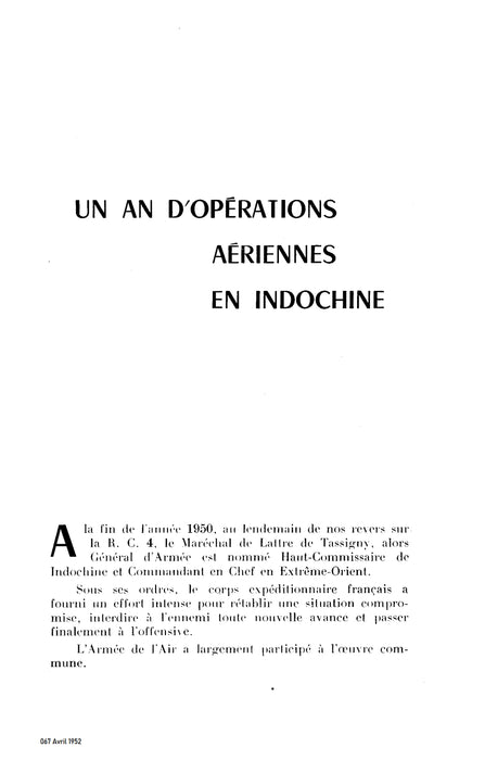 Forces Aériennes Françaises - Compilation Indochine 1945-1954