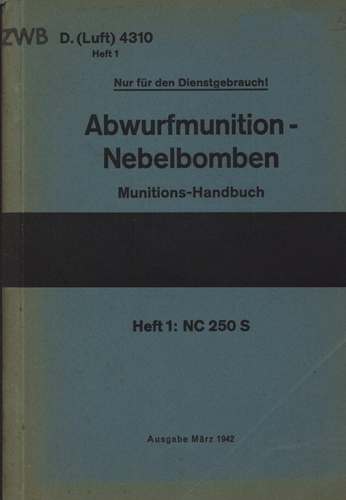 NC 250 S Manuale operativo del fumogeno (1942) (ebook)