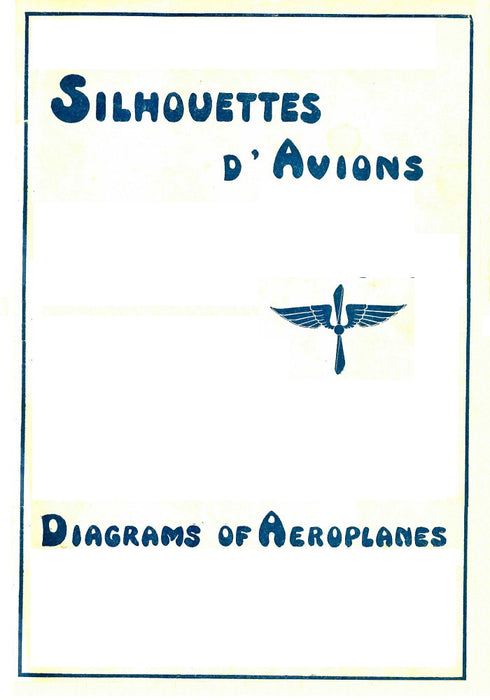 Silhouettes d'avions Diagrams of Aeroplanes Диаграммы аэропланов - 1911 г.